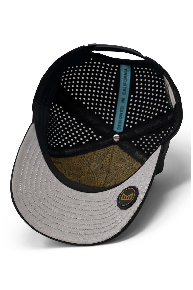 Odysea Stacked Hydro Performance Snapback Hat, Alternate, color, BLACK/ GUM