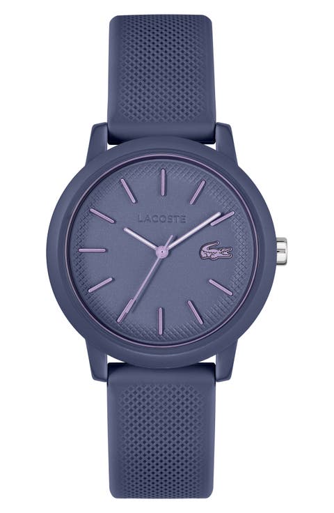 L.12.12 Silicone Strap Watch, 36mm