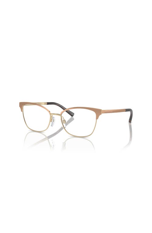Michael Kors 51mm Cat Eye Optical Glasses In Brown