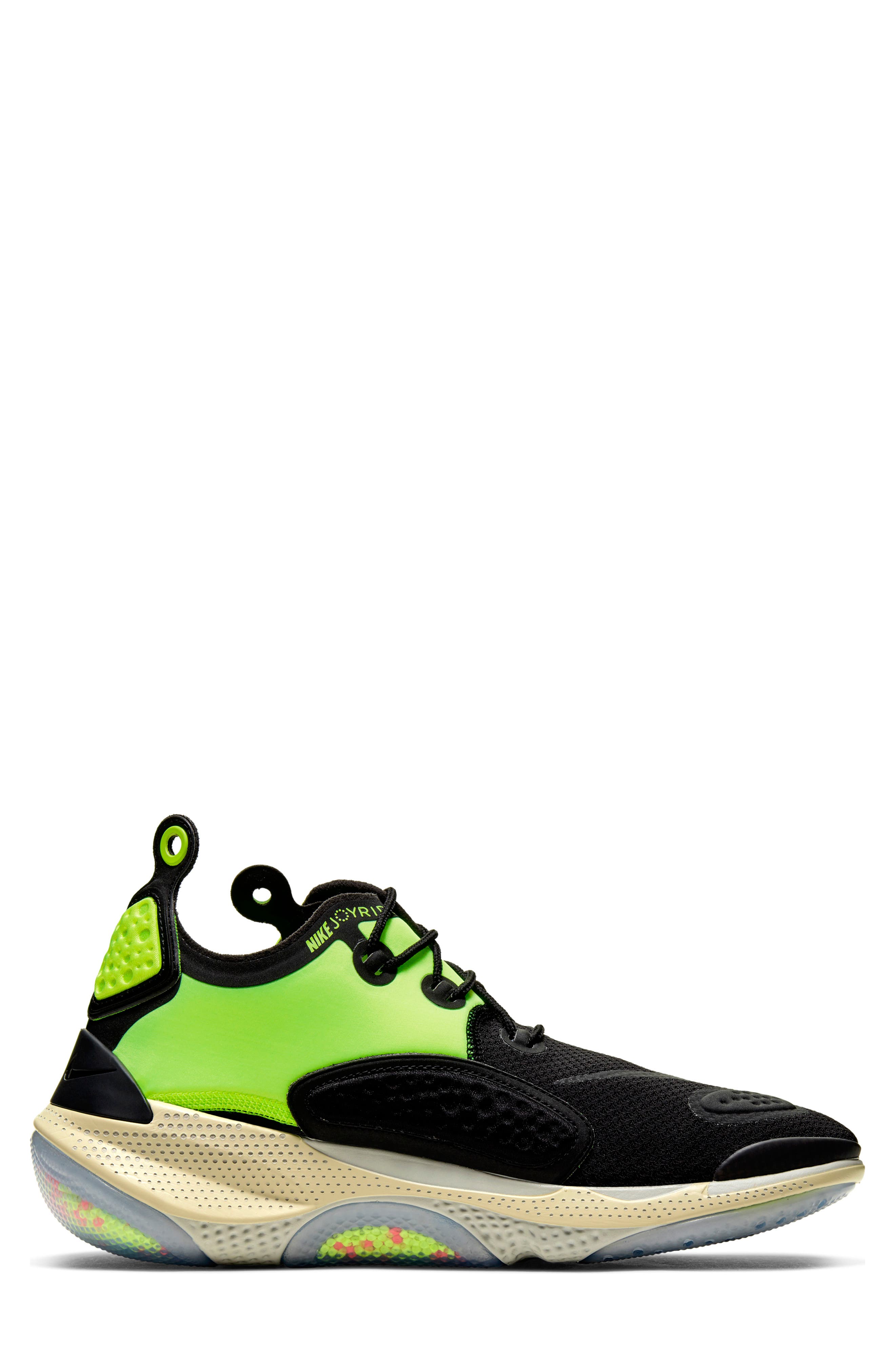 Joyride CC3 Setter Mid-Top Sneaker, Alternate, color, BLACK/ BLACK-VOLT-OATMEAL