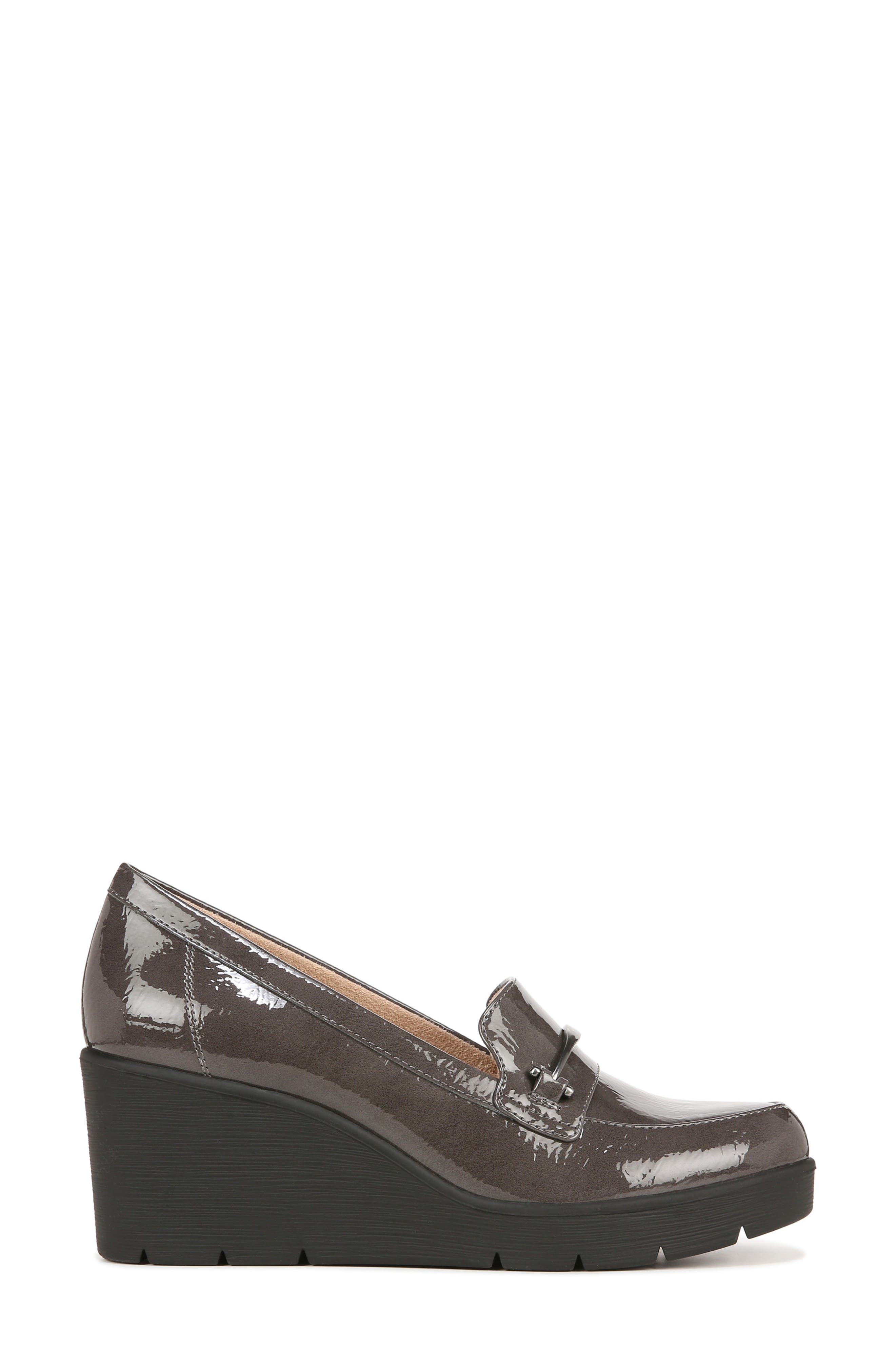 SOUL NATURALIZER Achieve Bit Wedge Pump - Wide Width Available, Alternate, color, Grey Patent
