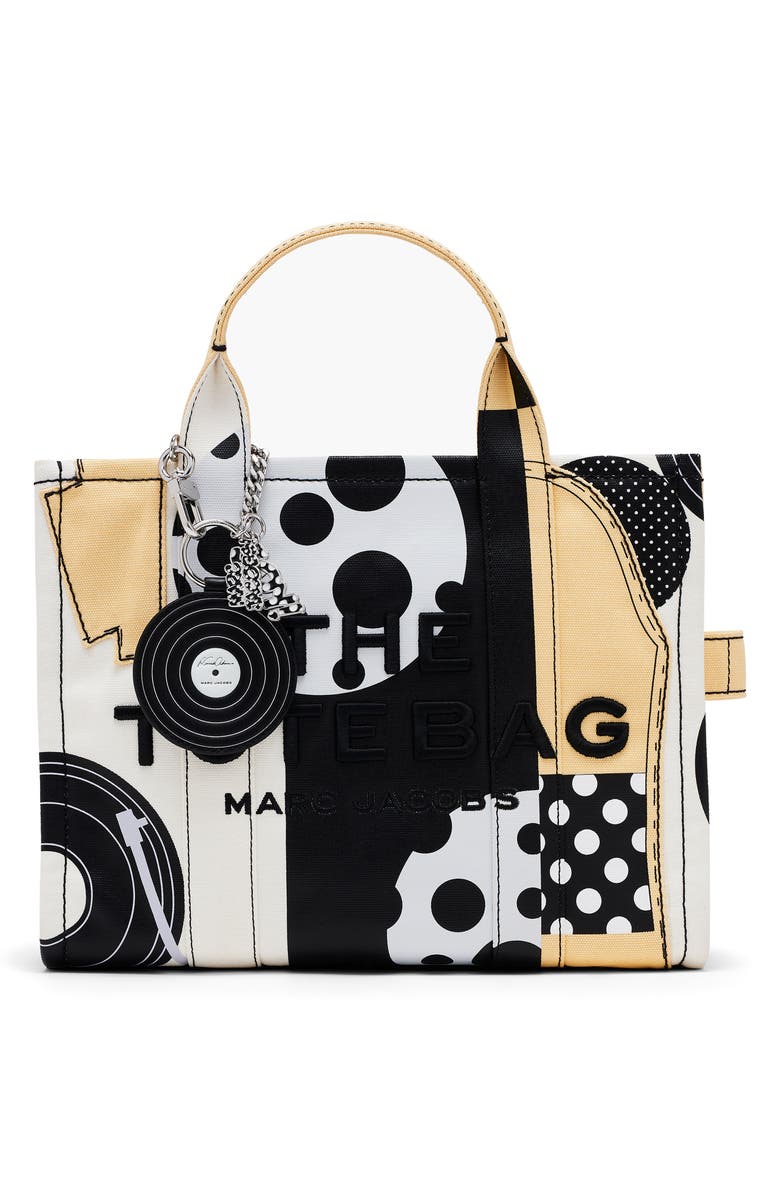 Marc Jacobs The Leather Bag Charm, Alternate, color, Black