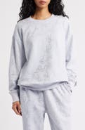 LoveShackFancy Karabeth Embellished Bow Sweatshirt
