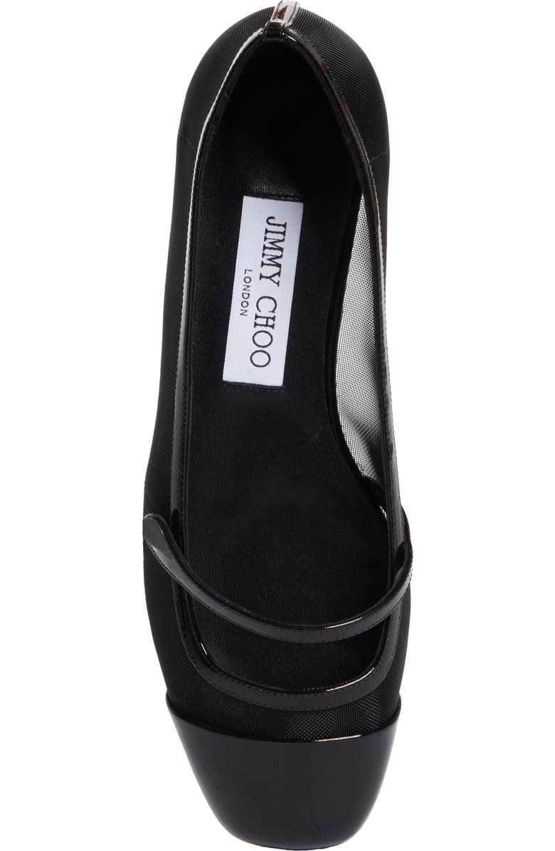 Jimmy Choo Elisa Mesh Flat, Alternate, color,
