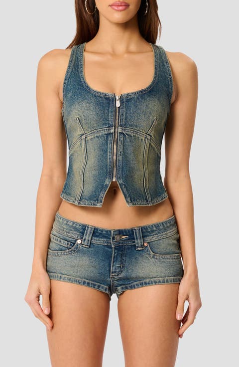 Addison Denim Vest (Zahli)