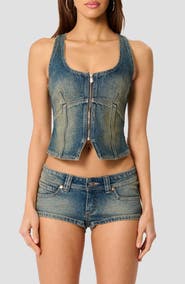 ABRAND Addison Denim Vest