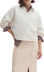 rag & bone Vintage Terry Polo Sweatshirt