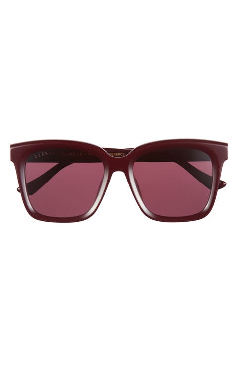 Meredith 54mm Square Sunglasses