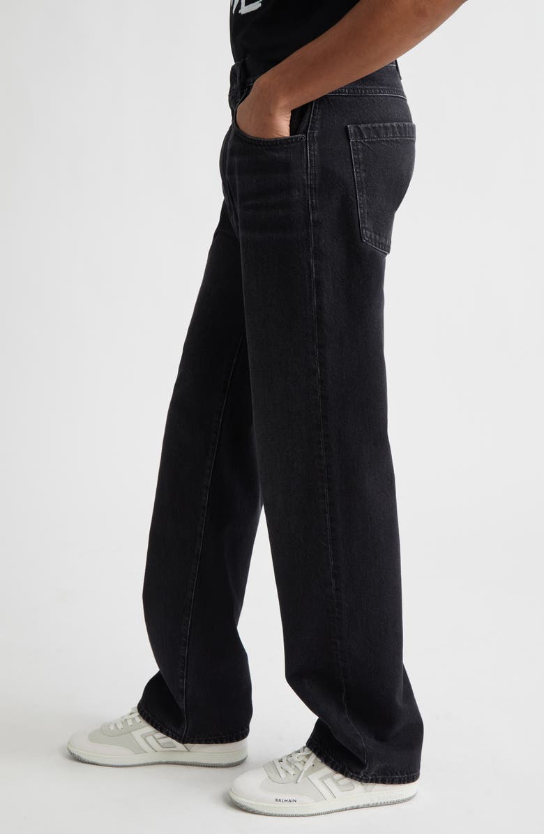 Balmain Loose Fit Jeans, Alternate, color, 0Pc Washed Black