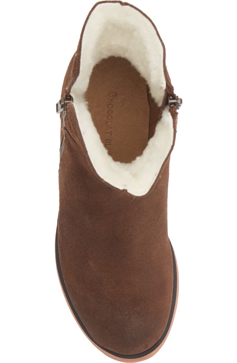 Chocolat Blu Mallory Genuine Shearling Lined Boot, Alternate, color,