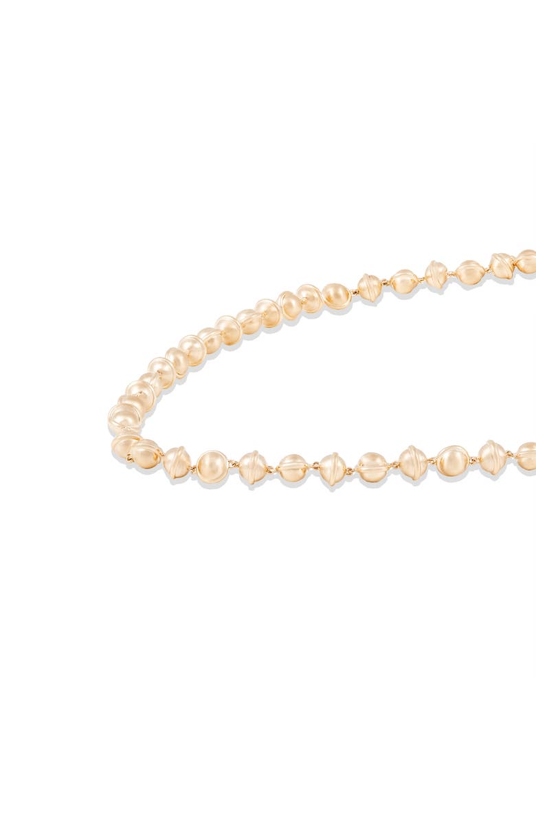 Campbell + Charlotte Revel Small Bead Necklace, Alternate, color, Gold