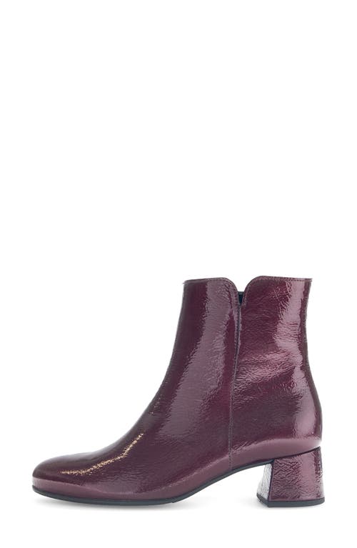 Gabor Bootie In Burgundy