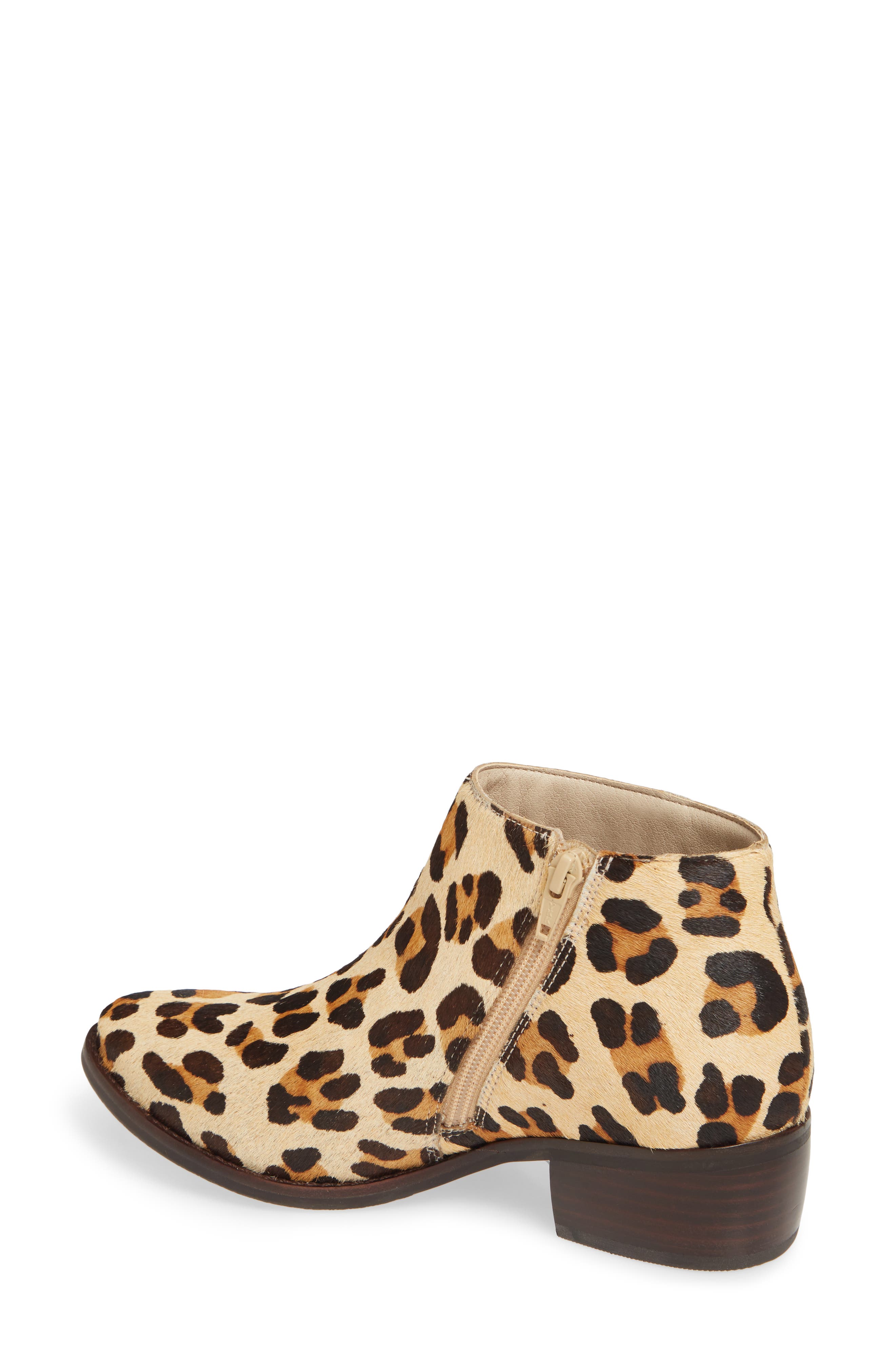 Billie Bootie, Alternate, color, LEOPARD PRINT CALF HAIR
