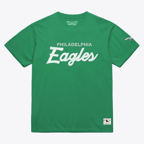 Men's Mitchell & Ness Kelly Green Philadelphia Eagles Head Coach Classic T-Shirt