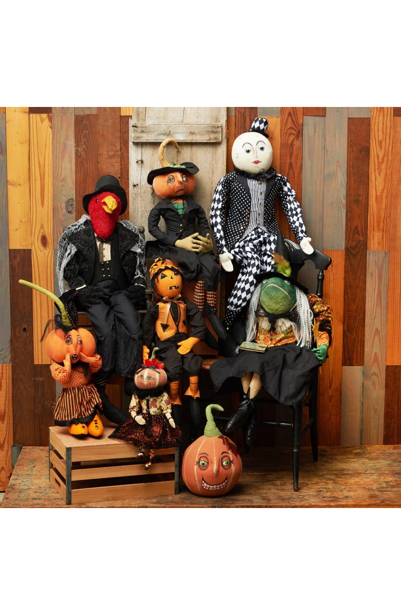 Gallerie II Prue Sorceress Witch Joe Spencer Gathered Traditions Soft Art Doll Fall Autumn Halloween Harvest Figure Figurine, Alternate, color, 