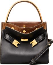 Tory Burch Petite Lee Radziwill Leather Double Bag