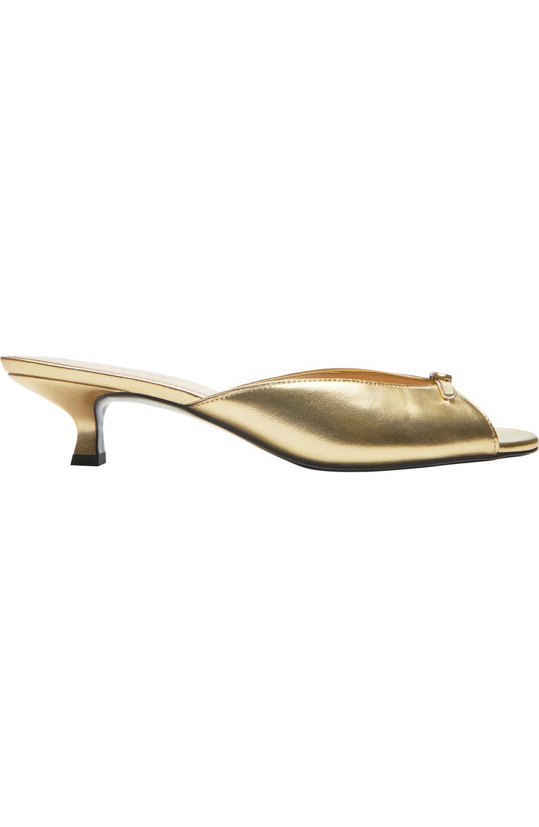 COACH Margot Kitten Heel Sandal, Alternate, color, Gold