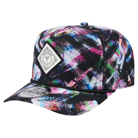 Men's New Era  Black Inter Miami CF Golfer Adjustable Hat