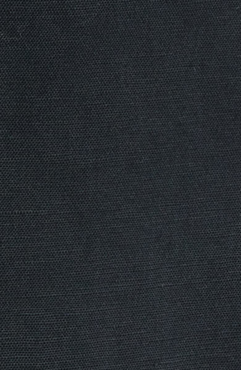 Open Edit Slim Fit Solid Linen Blend Sport Coat, Alternate, color, Black