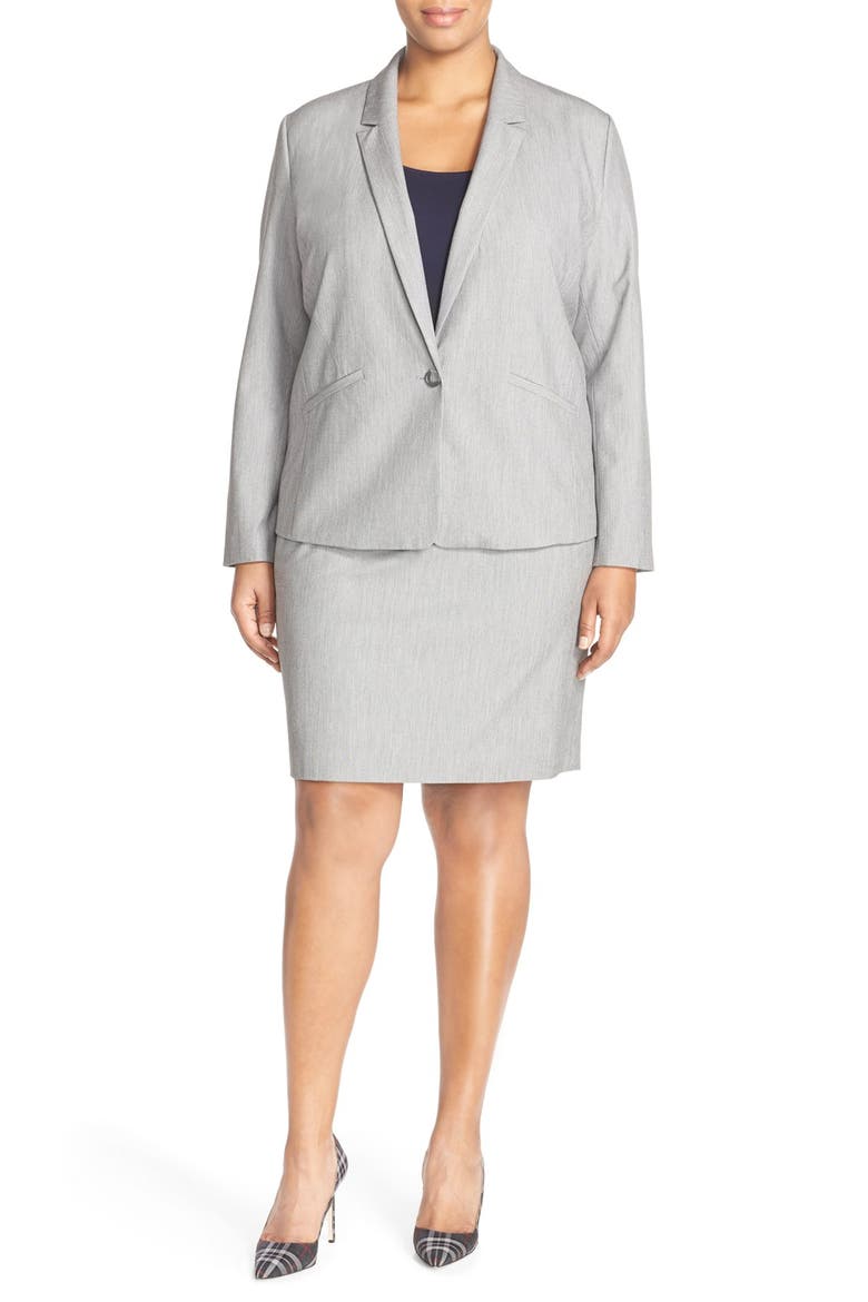 'Volga' Stretch Suit Skirt, Alternate, color, GREY VOLGA PATTERN