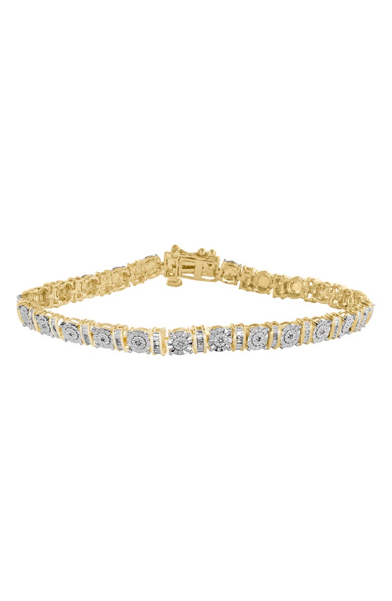 EFFY Two-Tone Diamond Tennis Bracelet, Main, color, Gold