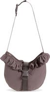 Damson Madder Atticus Buckle Shoulder Bag