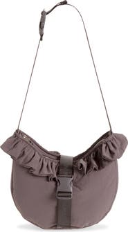 Damson Madder Atticus Buckle Shoulder Bag