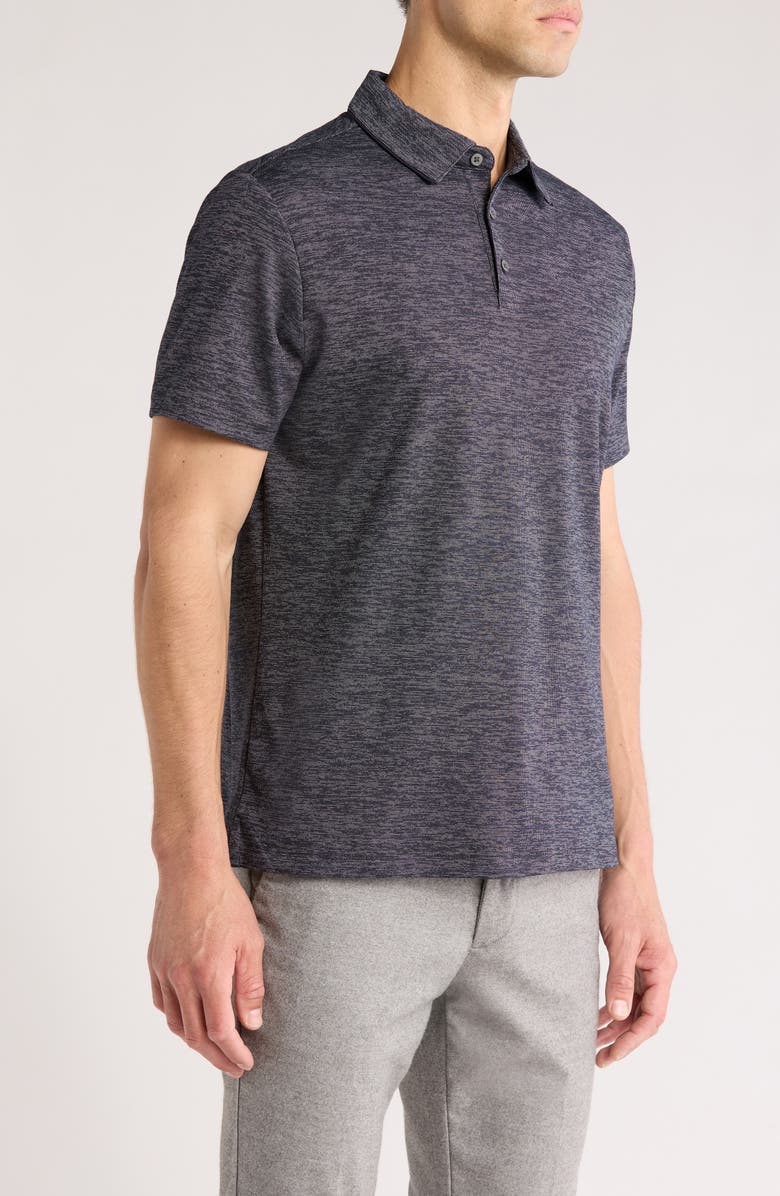 Robert Barakett Duke Space Dye Polo, Alternate, color, Navy