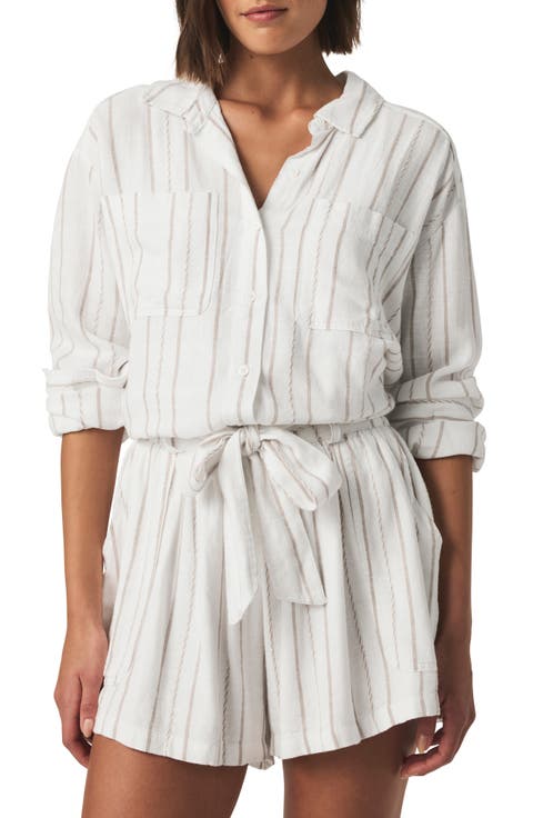 Women's White Striped Tops | Nordstrom