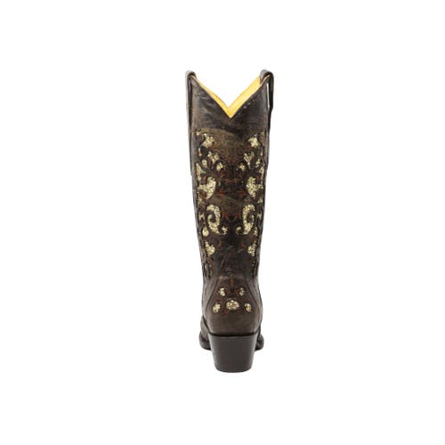 Nortalie The Aurora Western Cowboy Boot In Brown