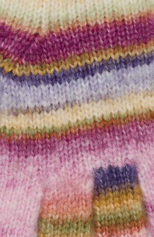 Treasure & Bond Mélange Stripe Gloves In Multi