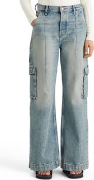 Scotch & Soda The Deep Wide Leg Cargo Jeans