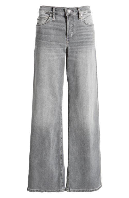 Re/done Mid-rise Wide-leg Jeans In Gray