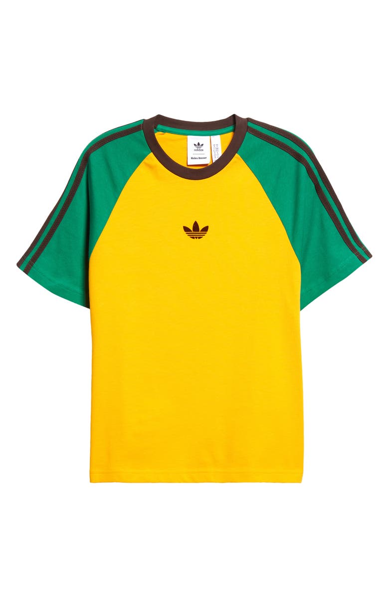 ADIDAS X WALES BONNER Trefoil Embroidered T-Shirt, Alternate, color, 