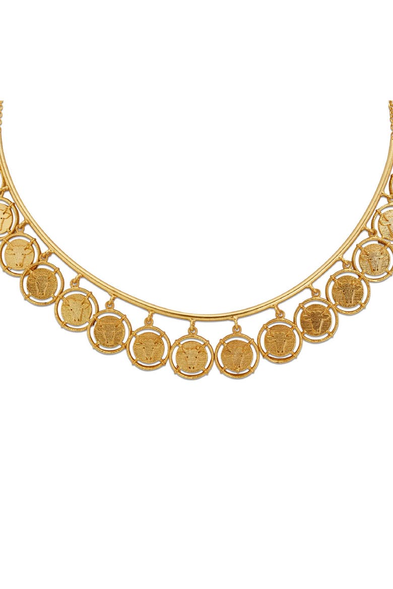 INKA COLLAR, Alternate, color, Gold Plated