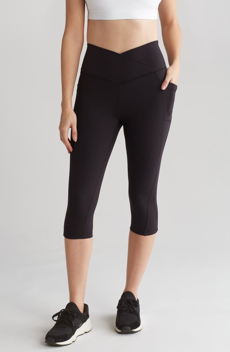 Gottex V-Waist Capri Leggings, Main, color,