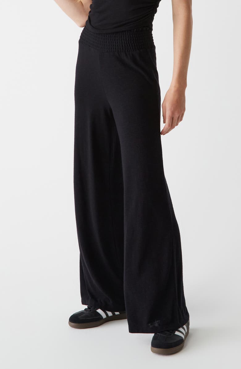 Michael Stars Ozzie Smock Waist Wide Leg Pants, Main, color, 