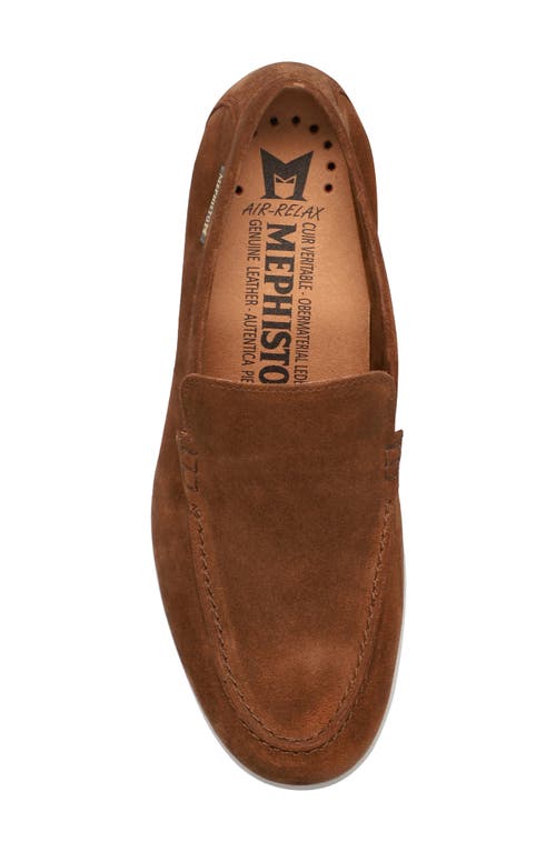 Mephisto Valner Slip-on Sneaker In Brown Velours