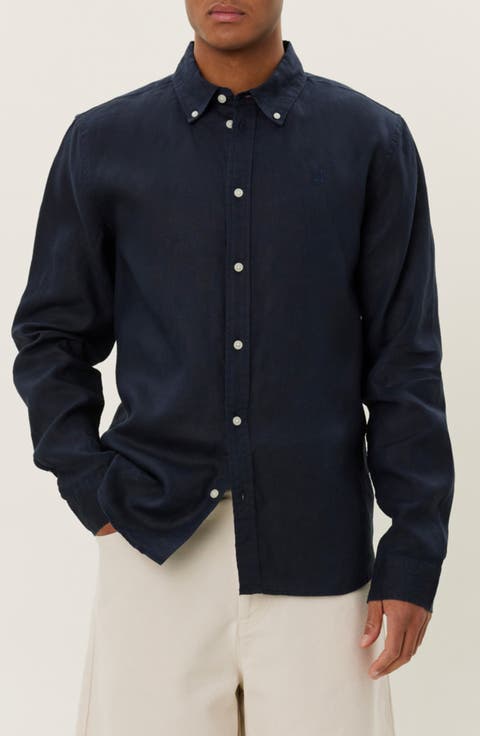 Kristian Linen Button-Up Shirt