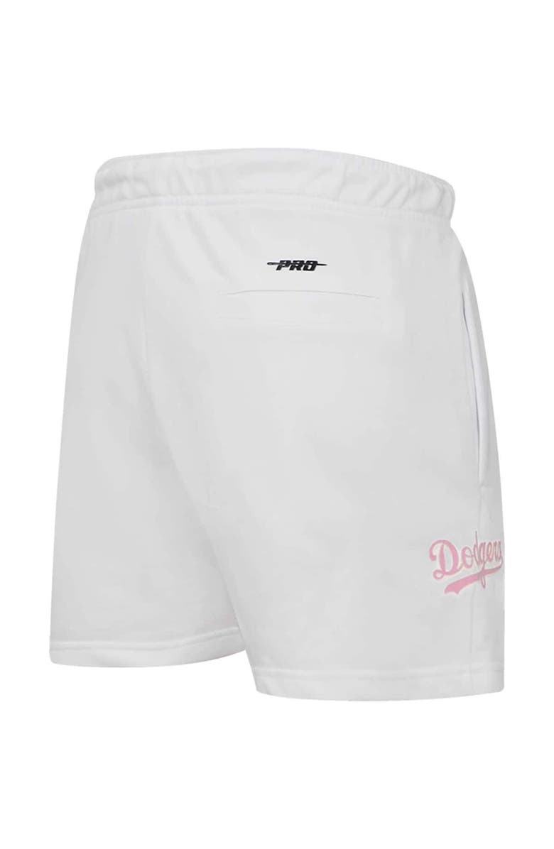 PRO STANDARD Women's Pro Standard White Los Angeles Dodgers Washed Neon Shorts, Alternate, color, White