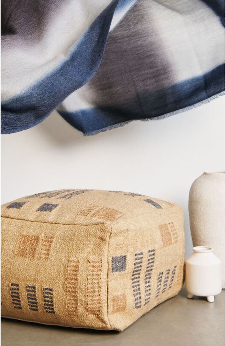 Studio Variously Handloom Handspun Merino Throw, Alternate, color, Blue