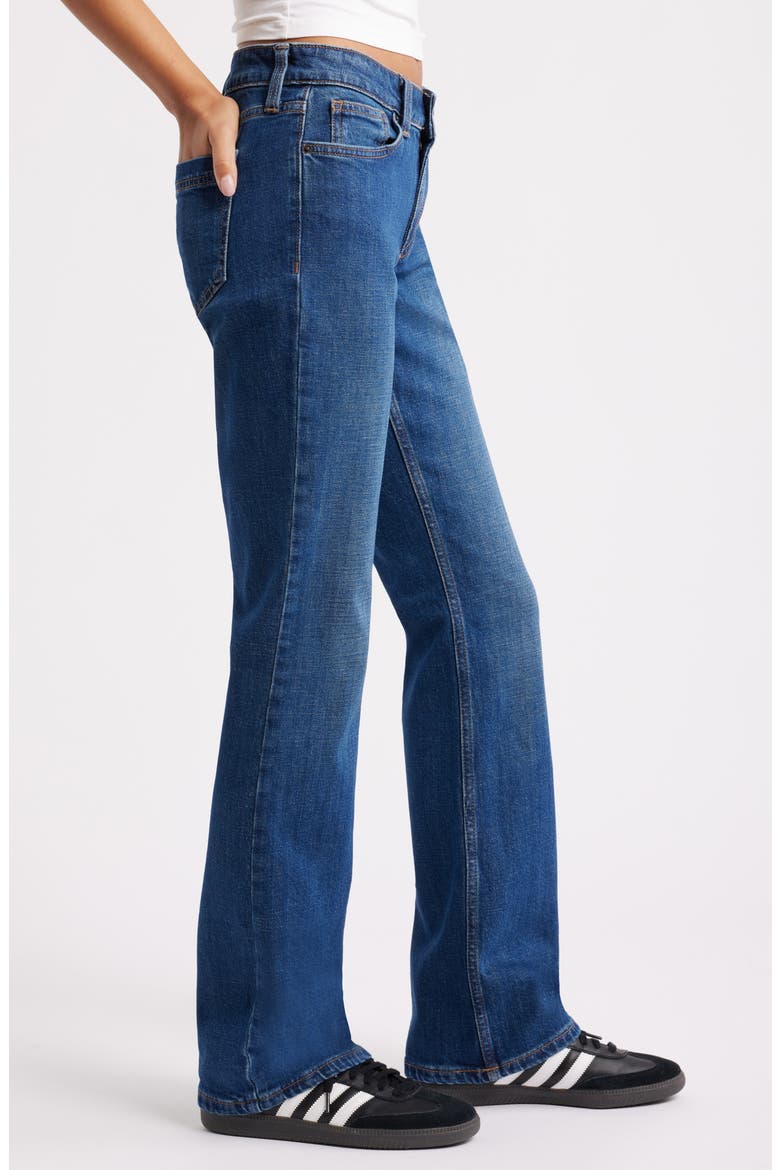 Low Rise Bootcut Jeans, Alternate, color, PACIFIC