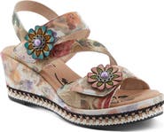 L'Artiste by Spring Step Blissful Slingback Platform Wedge Sandal