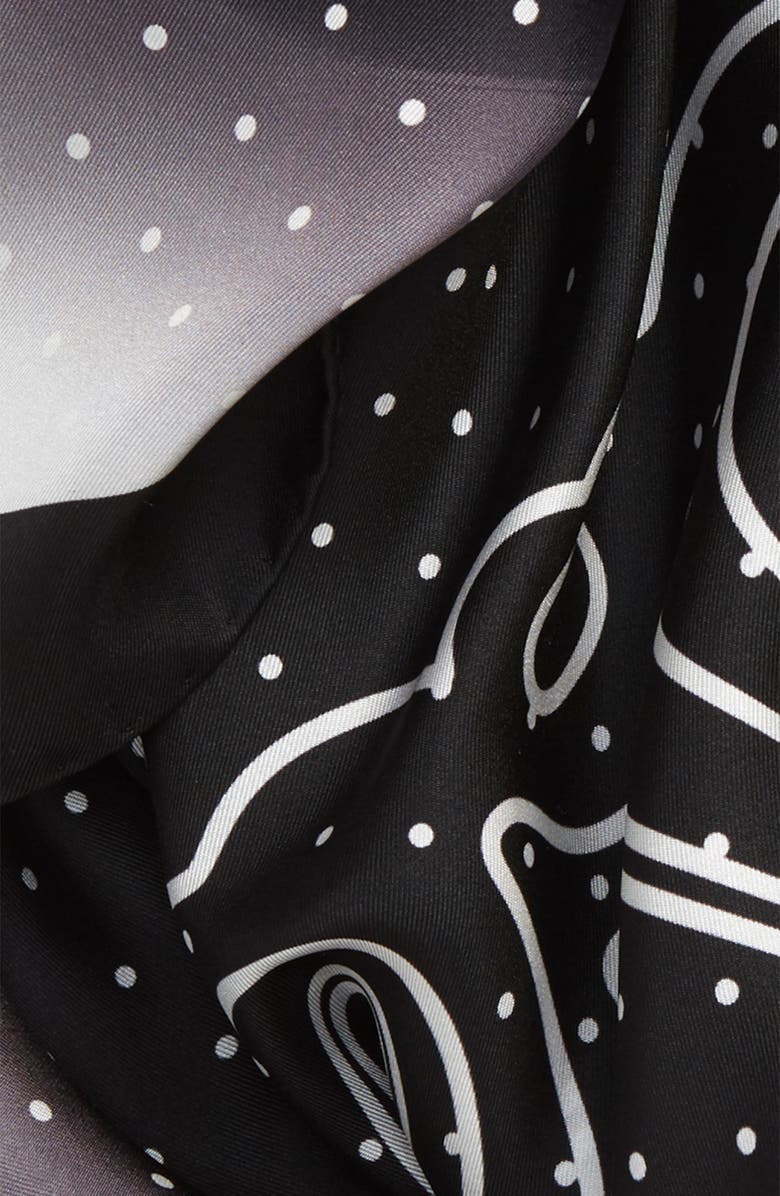 Max Mara Aloejs2 Monogram Silk Scarf, Alternate, color,