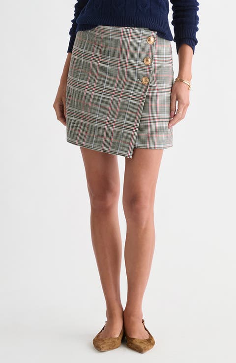 Meg Plaid Miniskirt