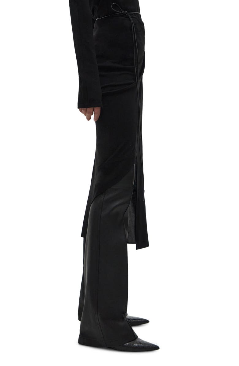 Helmut Lang Asymmetric Wrap Skirt, Alternate, color, 