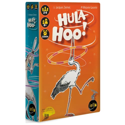IELLO Hula Hoo Funny Party Game, Card Discarding, Animal Themed in Multicolored  product