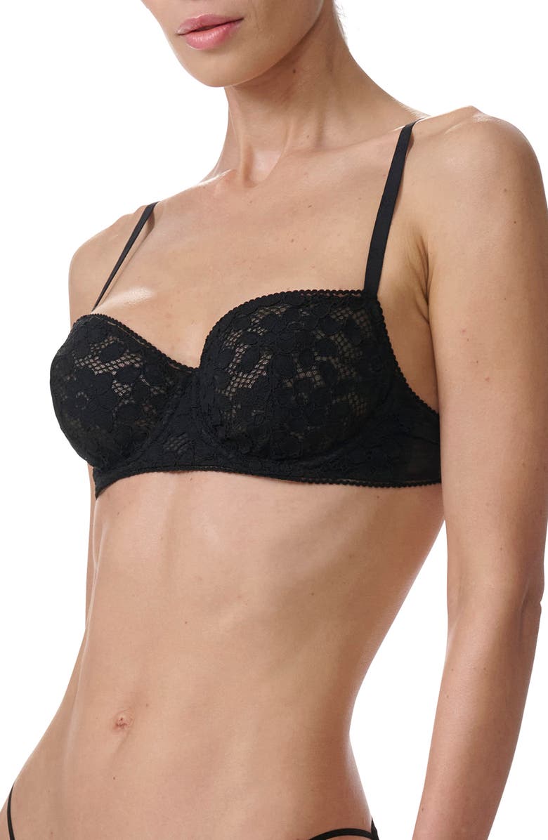 Wolford Lace Underwire Bra, Alternate, color, 