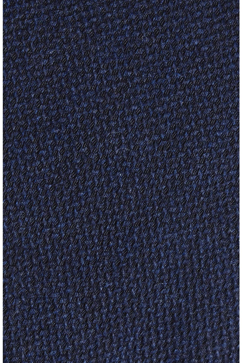 Navy Textured Wool & Silk Tie, Alternate, color, DK BU