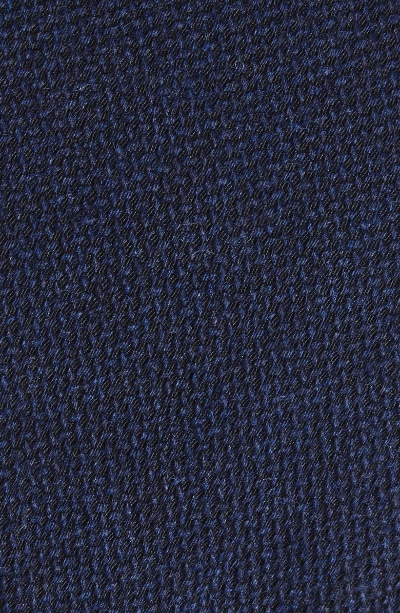 BOSS Navy Textured Wool & Silk Tie, Alternate, color, Dk Bu